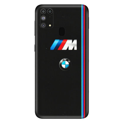 Samsung M/F/Note/Flip and C Phone Skins (All Models) - Styling With Black BMW - Matte Finish (M-74) Samsung Galaxy M31
