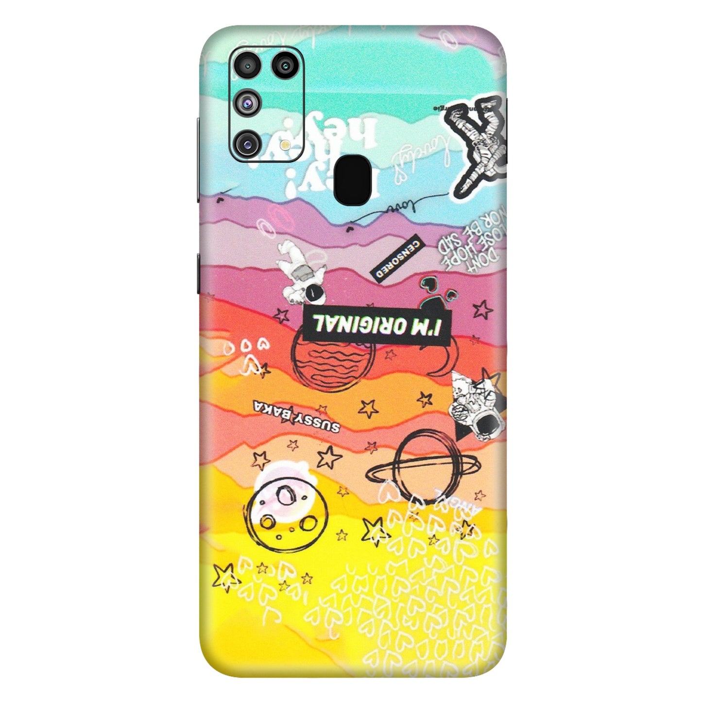 Samsung M/F/Note/Flip and C Phone Skins (All Models) - The Original Astronaut - Matte Finish (M-79) Samsung Galaxy M31