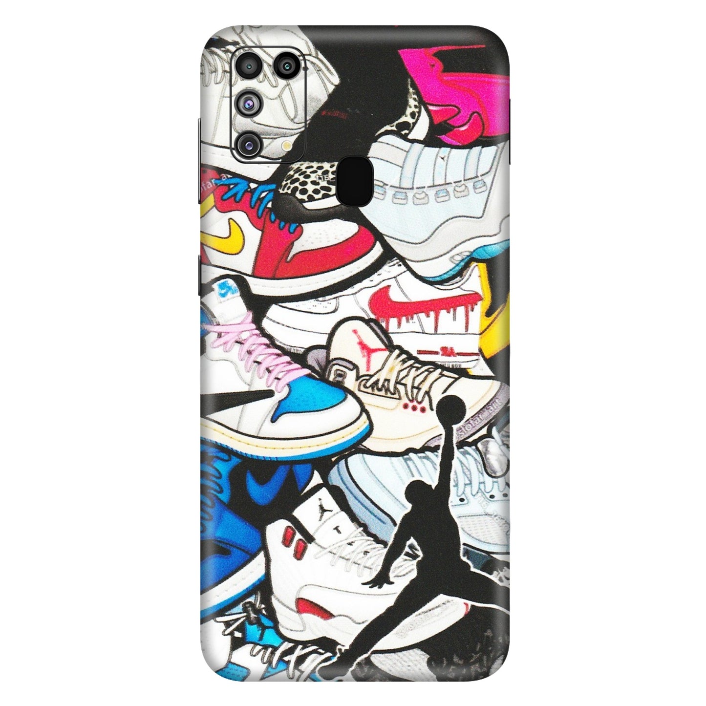 Samsung M/F/Note/Flip and C Phone Skins (All Models) - Jordan Sneakers Fan - Matte Finish (M-80) Samsung Galaxy M31