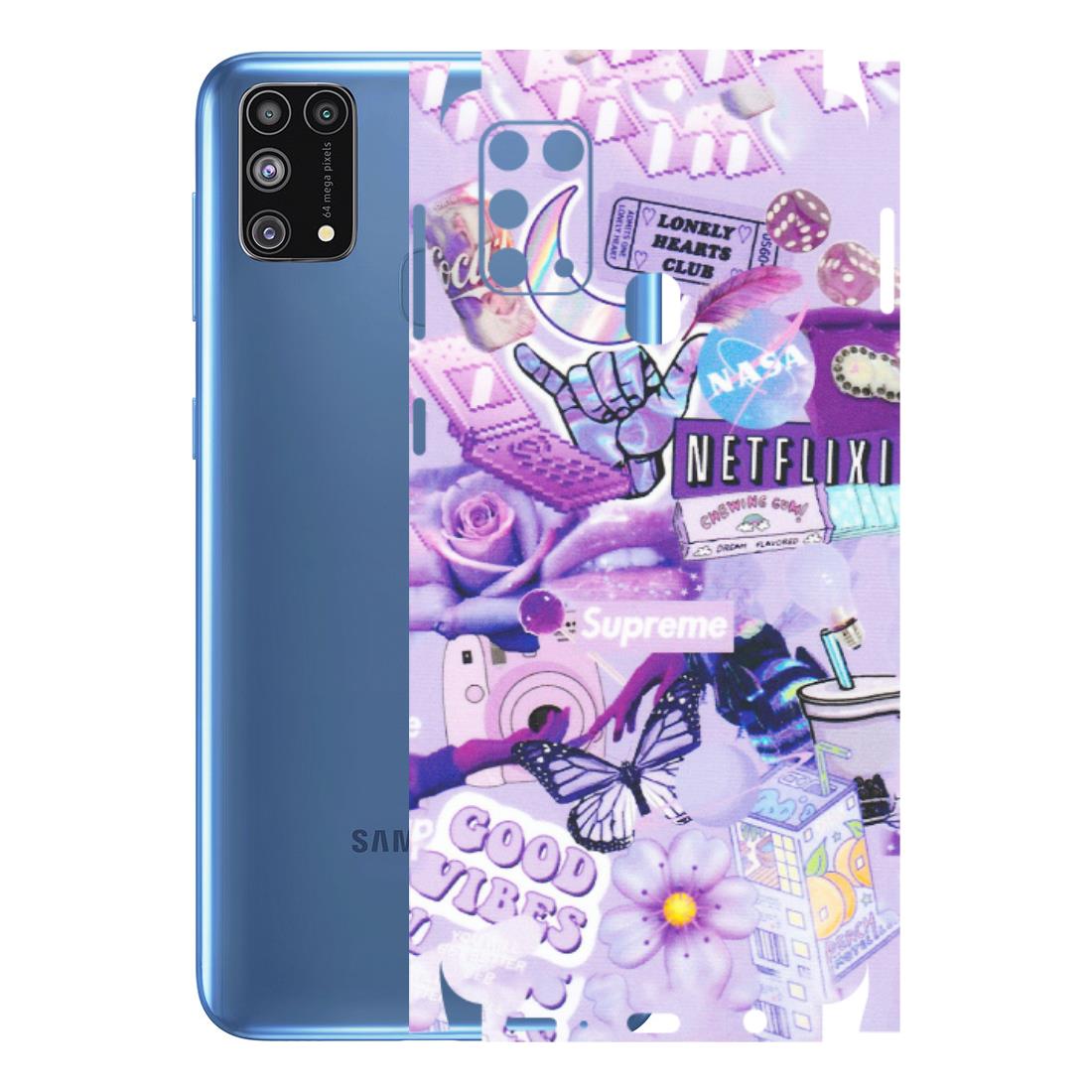 Samsung M/F/Note/Flip and C Phone Skins (All Models) - Supreme Purple Magic - Matte Finish (M-88) Samsung Galaxy M31