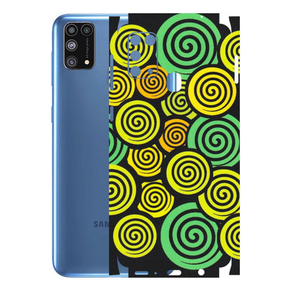 Samsung M/F/Note/Flip and C Phone Skins (All Models) - Crazy Spiral - Matte Finish (M-91) Samsung Galaxy M31