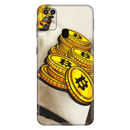 Samsung M/F/Note/Flip and C Phone Skins (All Models) - Billionaire Bitcoin Collection - Matte Finish (M-92) Samsung Galaxy M31