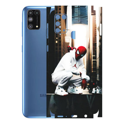 Samsung M/F/Note/Flip and C Phone Skins (All Models) - Sportsman Spider Man - Matte Finish (M-94) Samsung Galaxy M31