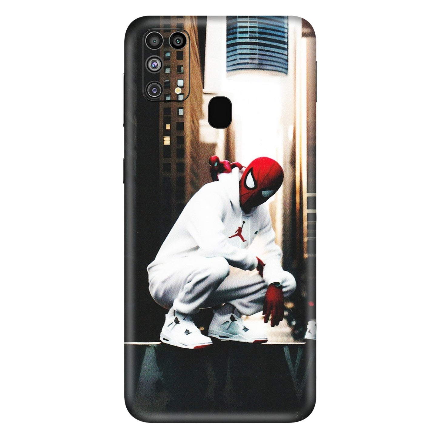 Samsung M/F/Note/Flip and C Phone Skins (All Models) - Sportsman Spider Man - Matte Finish (M-94) Samsung Galaxy M31