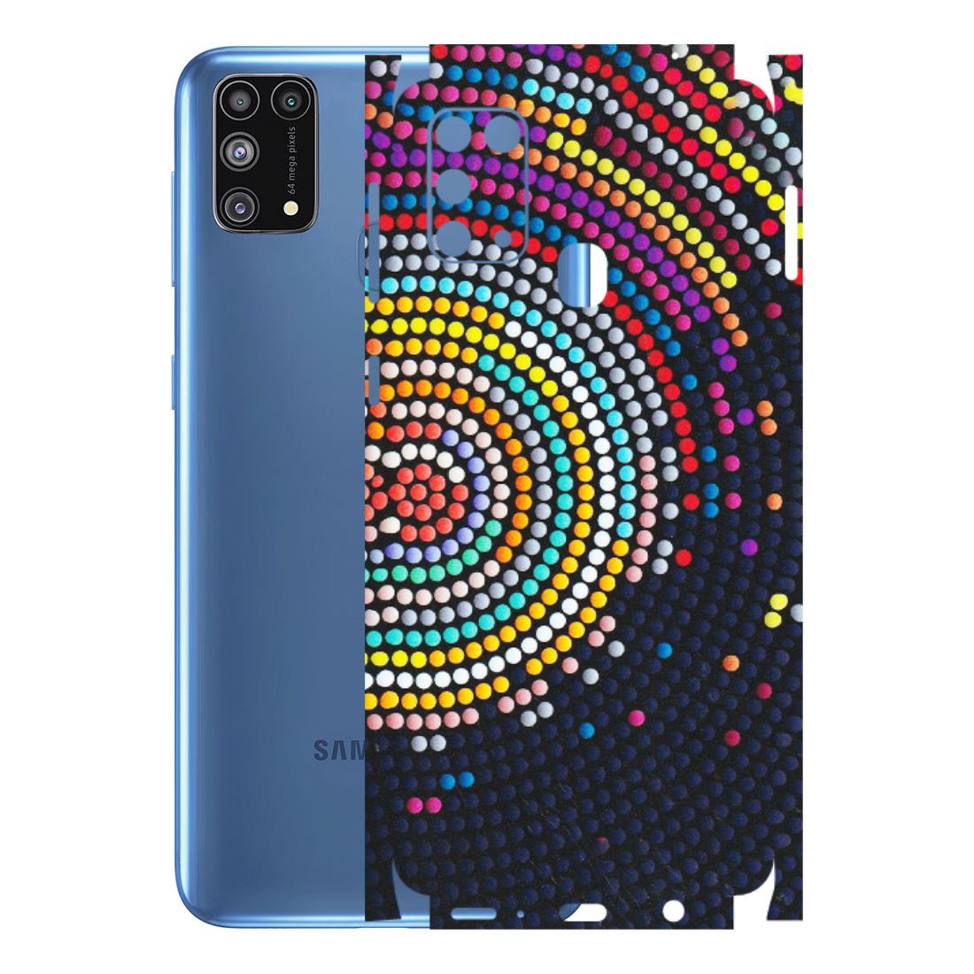 Samsung M/F/Note/Flip and C Phone Skins (All Models) - Rainbow Dot Mandala - Matte Finish (M-97) Samsung Galaxy M31
