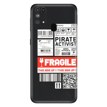 Samsung M/F/Note/Flip and C Phone Skins (All Models) - Handle With Care - Matte Finish (M-99) Samsung Galaxy M31