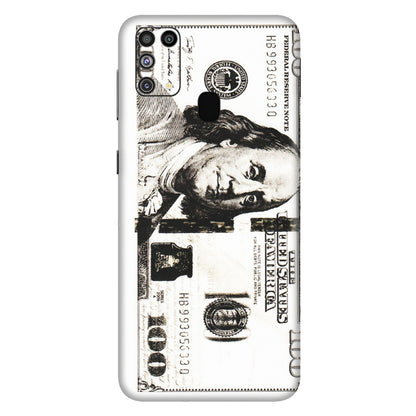 Samsung M/F/Note/Flip and C Phone Skins (All Models) - 100 Dollar Currency - Transparent Finish (T-01) Samsung Galaxy M31