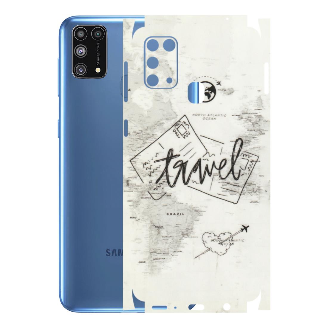Samsung M/F/Note/Flip and C Phone Skins (All Models) - Travel Ticket - Transparent Finish (T-06) Samsung Galaxy M31