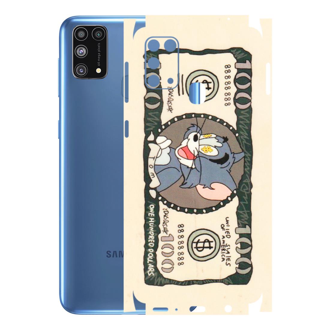 Samsung M/F/Note/Flip and C Phone Skins (All Models) - One Hundred Dollar Tom - Transparent Finish (T-16) Samsung Galaxy M31