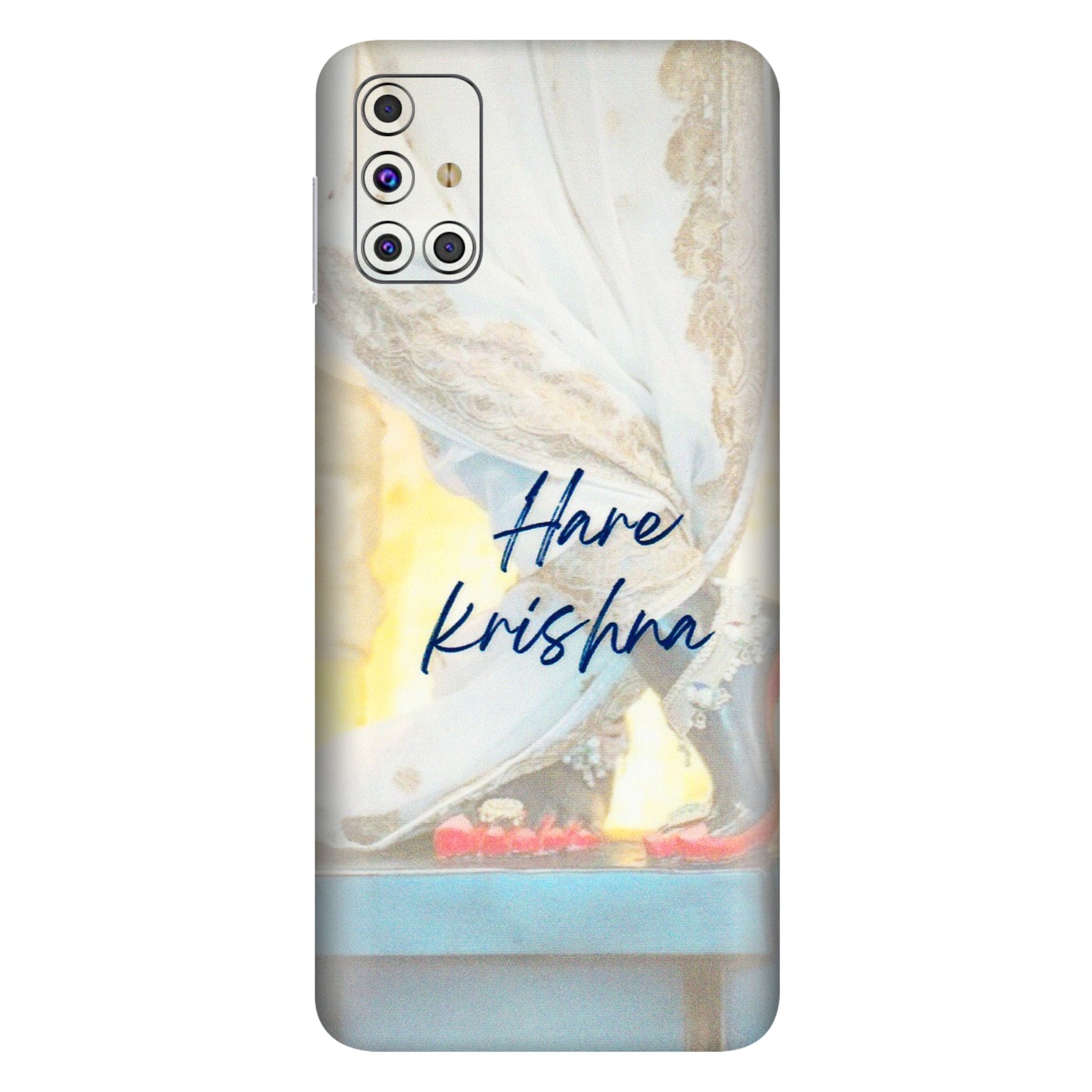 Samsung M/F/Note/Flip and C Phone Skins (All Models) - Hare Krishna - 3D Embossed Finish (L-03) Samsung Galaxy M31s