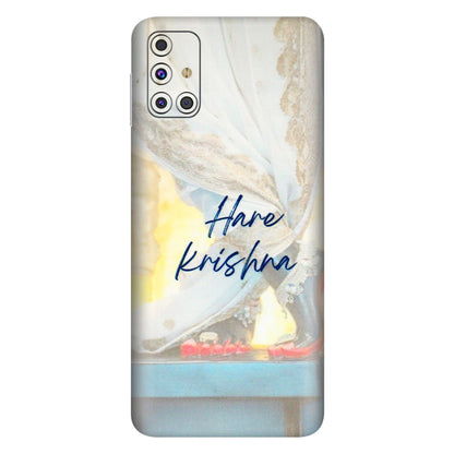 Samsung M/F/Note/Flip and C Phone Skins (All Models) - Hare Krishna - 3D Embossed Finish (L-03) Samsung Galaxy M31s