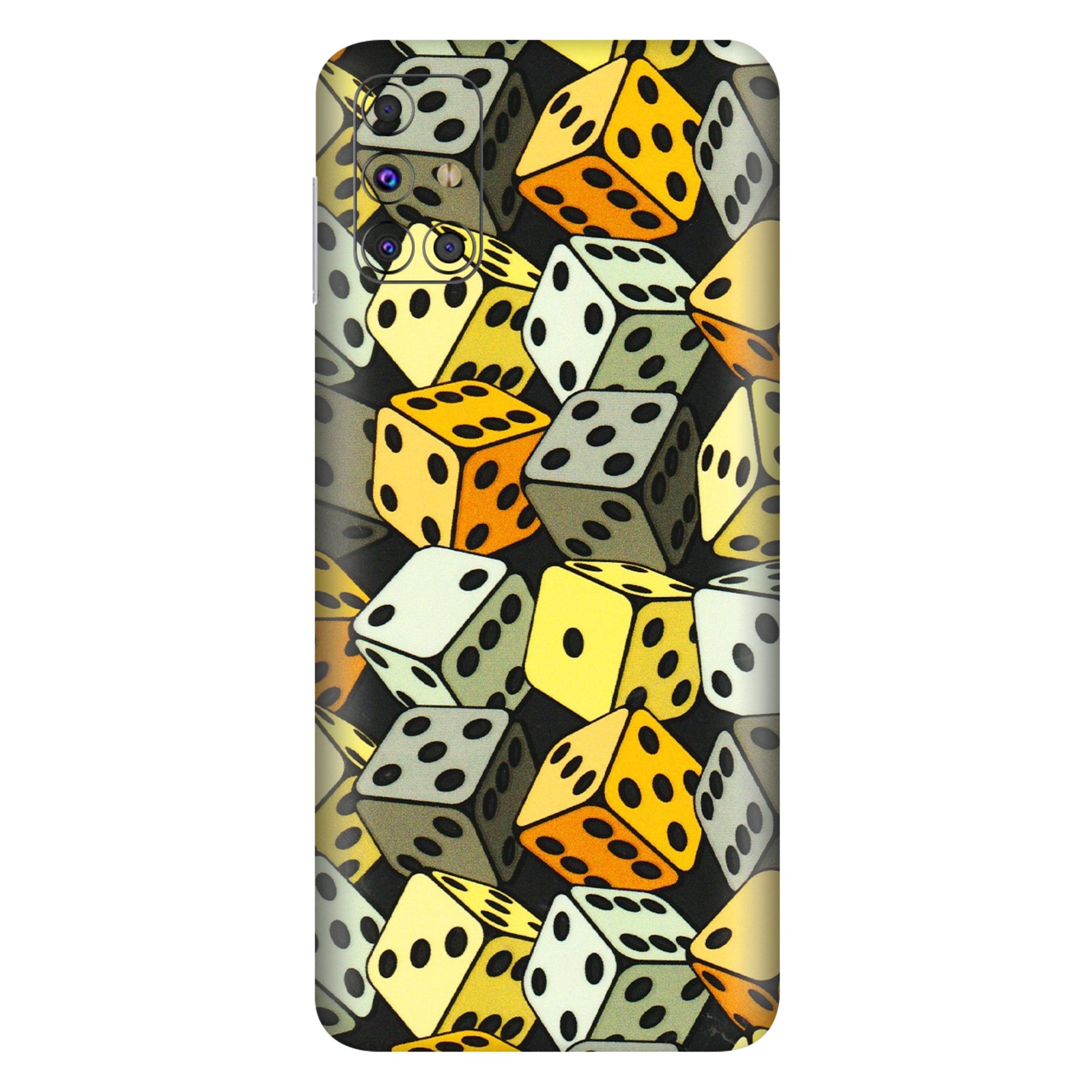 Samsung M/F/Note/Flip and C Phone Skins (All Models) - Dices Of Life - 3D Embossed Finish (L-04) Samsung Galaxy M31s