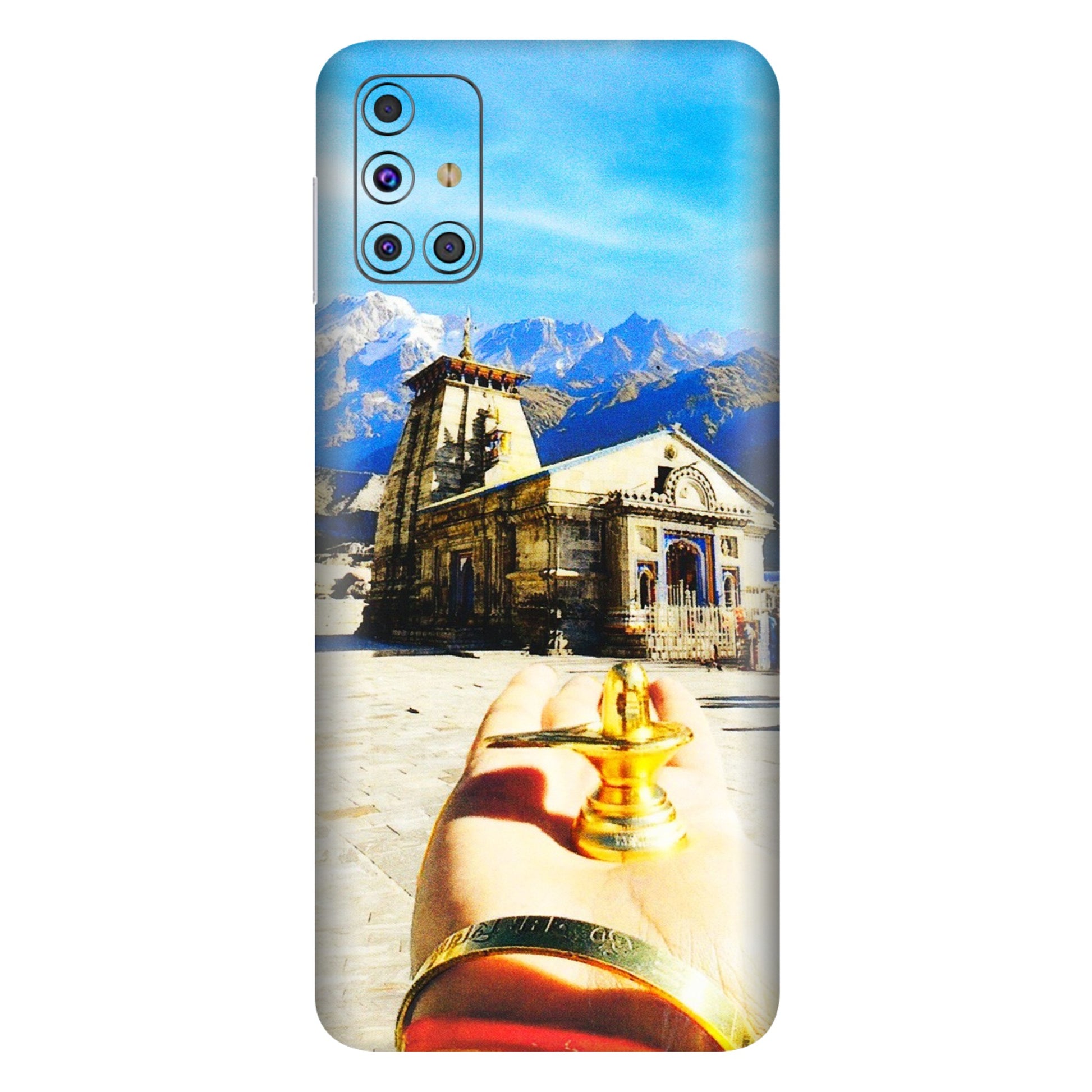 Samsung M/F/Note/Flip and C Phone Skins (All Models) - Beauty of Kedarnath - 3D Embossed Finish (L-108) Samsung Galaxy M31s