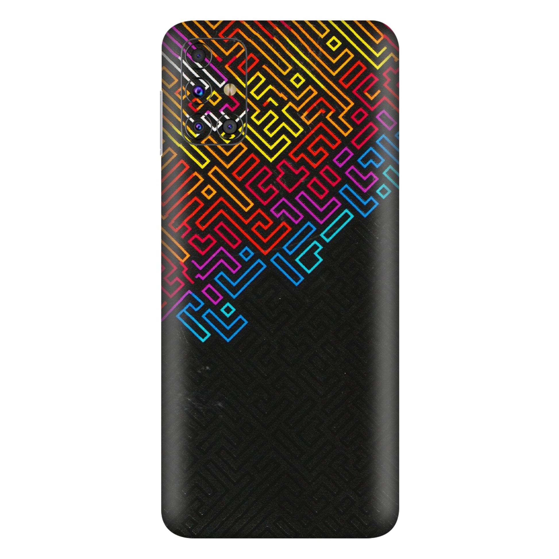 Samsung M/F/Note/Flip and C Phone Skins (All Models) - Dotme Pattern Art - 3D Embossed Finish (L-121) Samsung Galaxy M31s