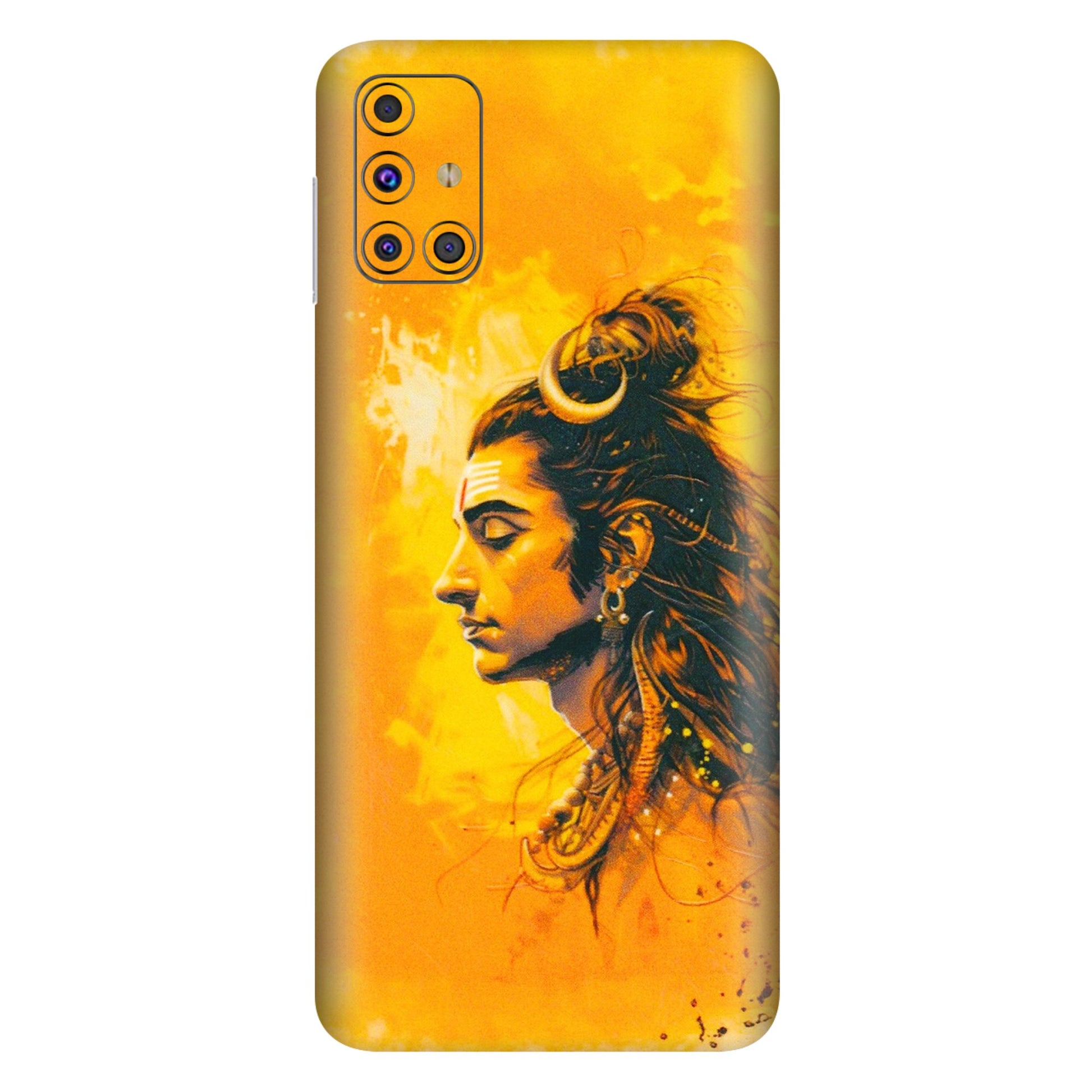 Samsung M/F/Note/Flip and C Phone Skins (All Models) - Shiv Shakti - 3D Embossed Finish (L-14) Samsung Galaxy M31s