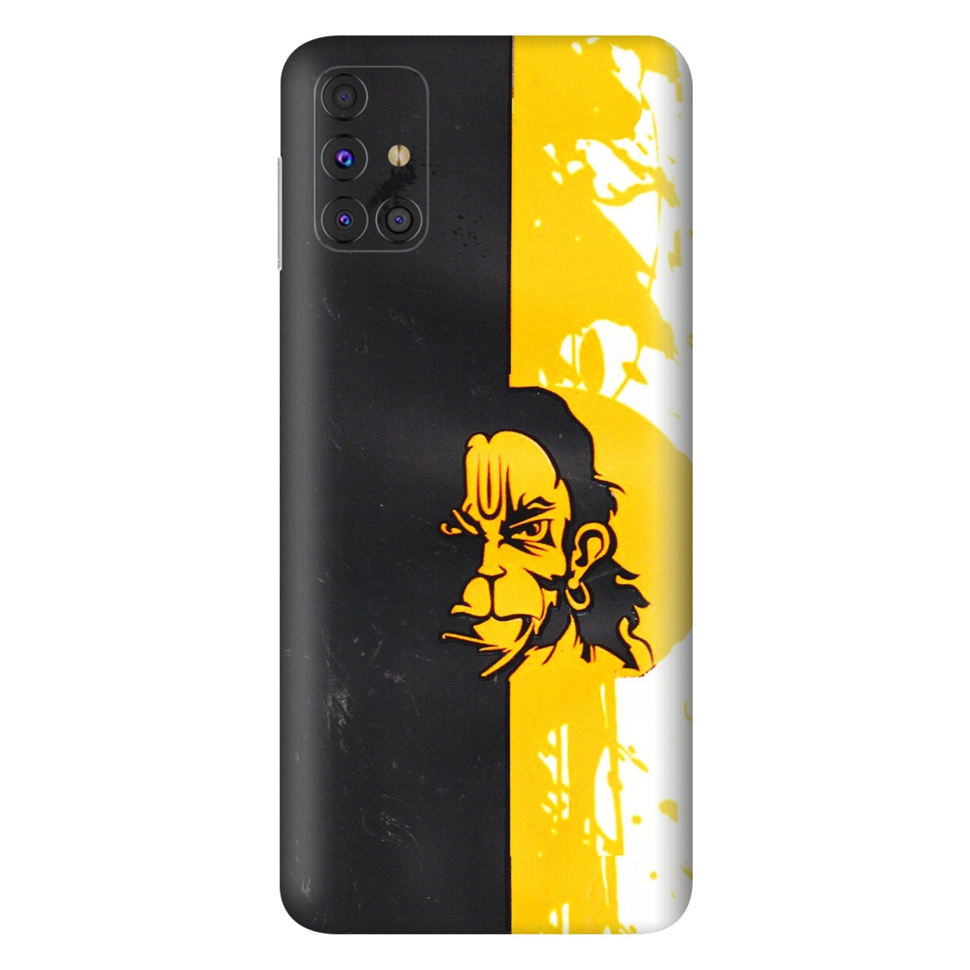 Samsung M/F/Note/Flip and C Phone Skins (All Models) - Bajrangbali - 3D Embossed Finish (L-151) Samsung Galaxy M31s