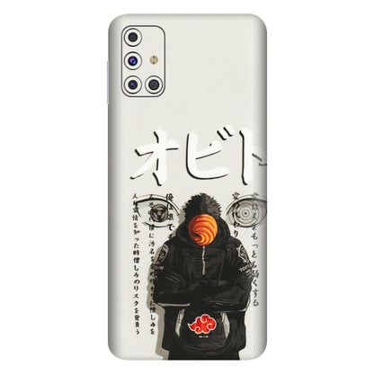 Samsung M/F/Note/Flip and C Phone Skins (All Models) - Obito Anime Eye - 3D Embossed Finish (L-19) Samsung Galaxy M31s