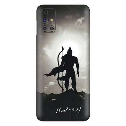 Samsung M/F/Note/Flip and C Phone Skins (All Models) - Jai Siya Ram - 3D Embossed Finish (L-200) Samsung Galaxy M31s