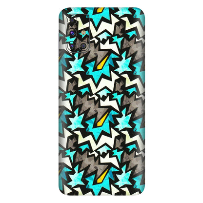 Samsung M/F/Note/Flip and C Phone Skins (All Models) - Funky Zig Zag - 3D Embossed Finish (L-223) Samsung Galaxy M31s