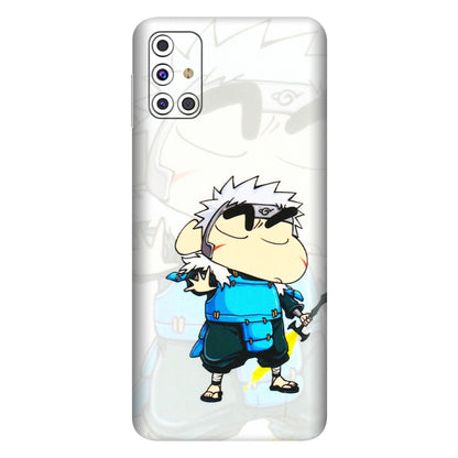 Samsung M/F/Note/Flip and C Phone Skins (All Models) - Angry Young Shinchan - 3D Embossed Finish (L-226) Samsung Galaxy M31s