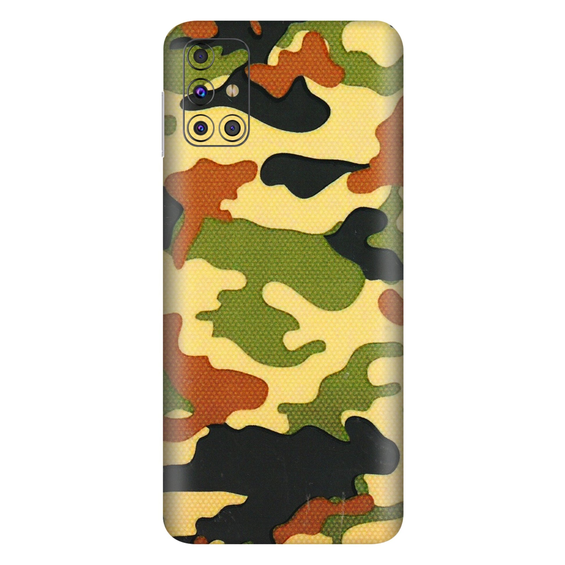Samsung M/F/Note/Flip and C Phone Skins (All Models) - Indian Military - 3D Embossed Finish (L-234) Samsung Galaxy M31s