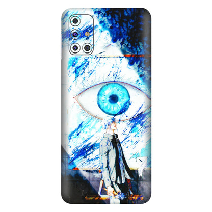 Samsung M/F/Note/Flip and C Phone Skins (All Models) - Gojo Satoru evil eye - 3D Embossed Finish (L-239) Samsung Galaxy M31s