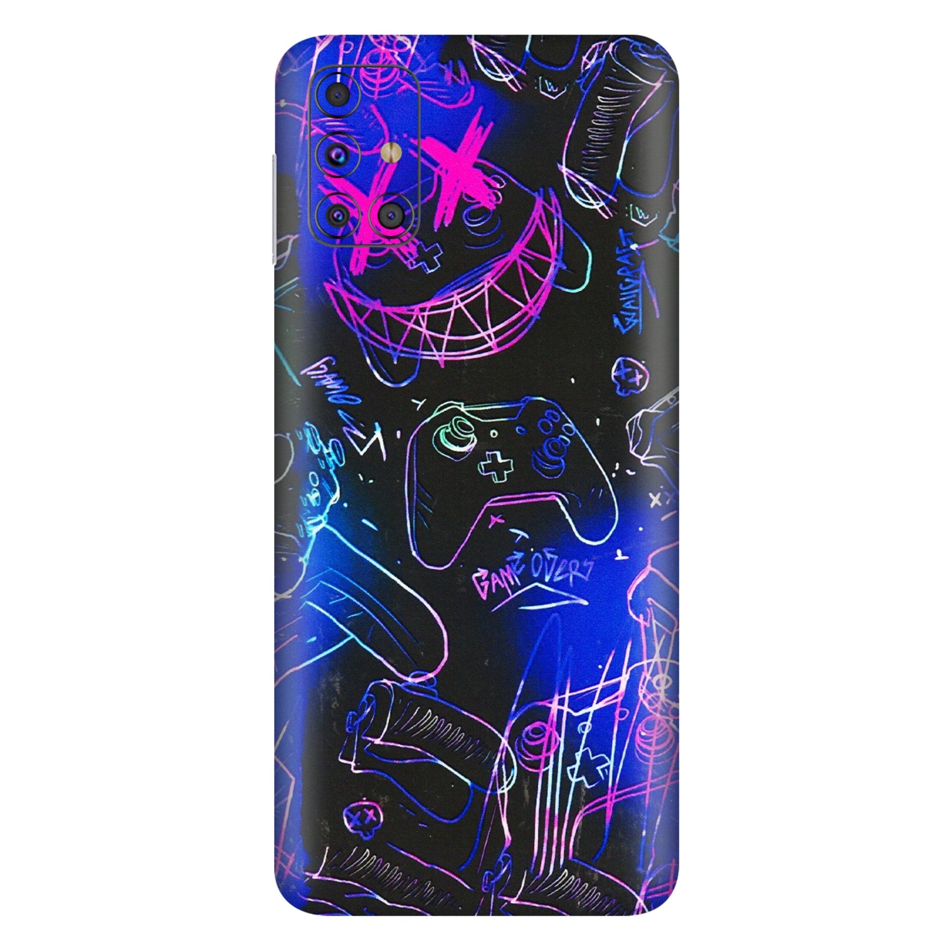 Samsung M/F/Note/Flip and C Phone Skins (All Models) - Gamers Paradise - 3D Embossed Finish (L-258) Samsung Galaxy M31s