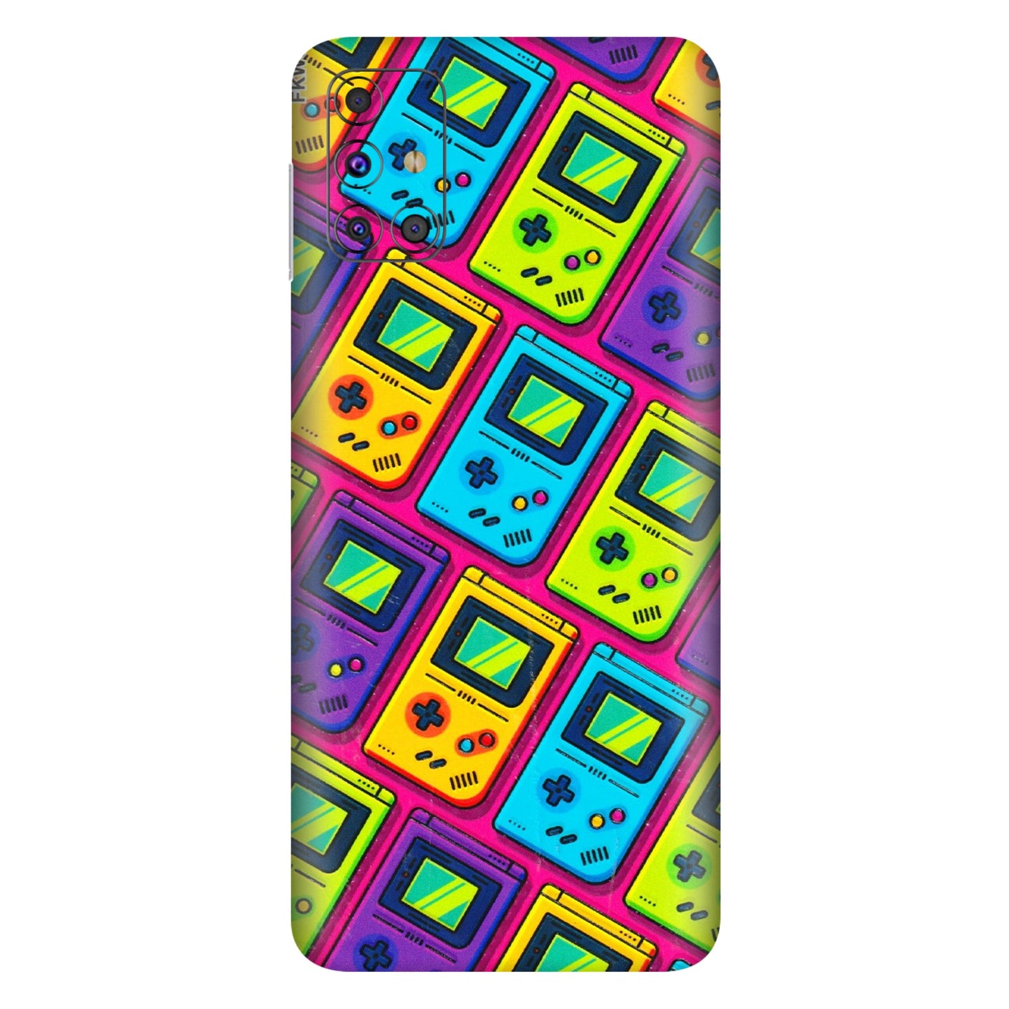 Samsung M/F/Note/Flip and C Phone Skins (All Models) - Gameboy Colourful - 3D Embossed Finish (L-266) Samsung Galaxy M31s