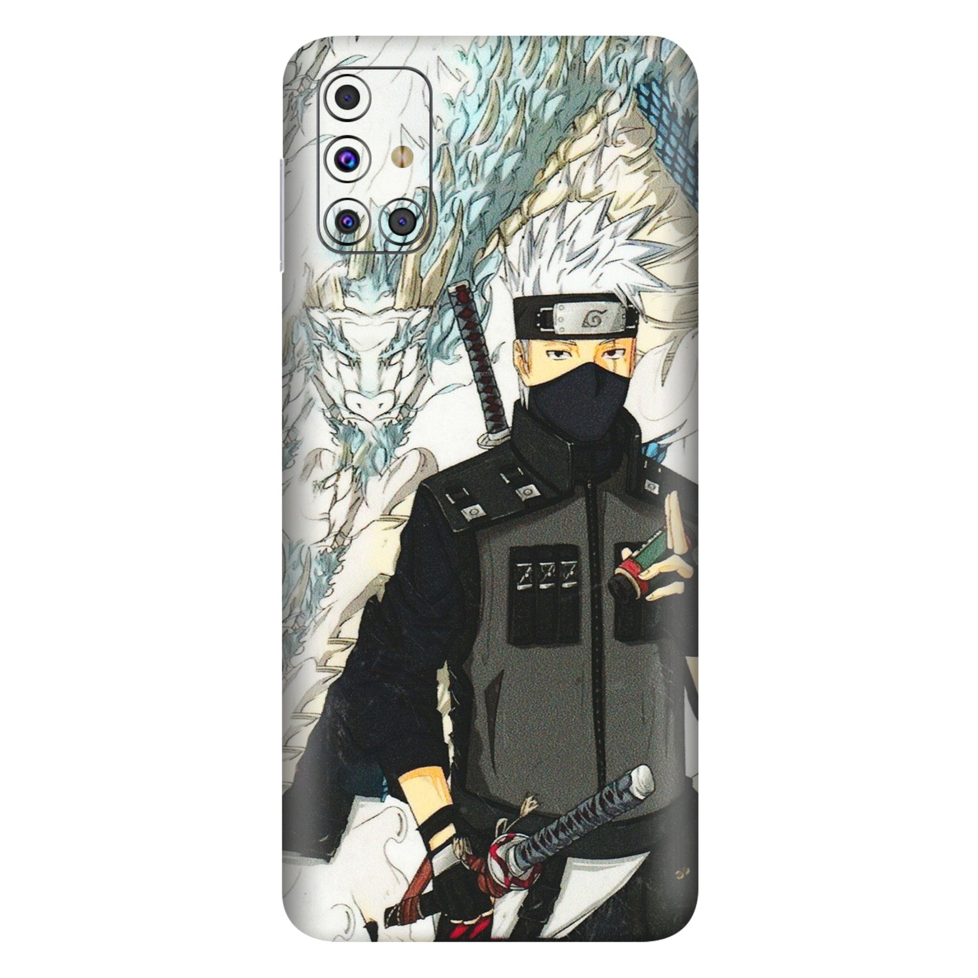 Samsung M/F/Note/Flip and C Phone Skins (All Models) - Kakashi Hatake Naruto Anime - 3D Embossed Finish (L-46) Samsung Galaxy M31s