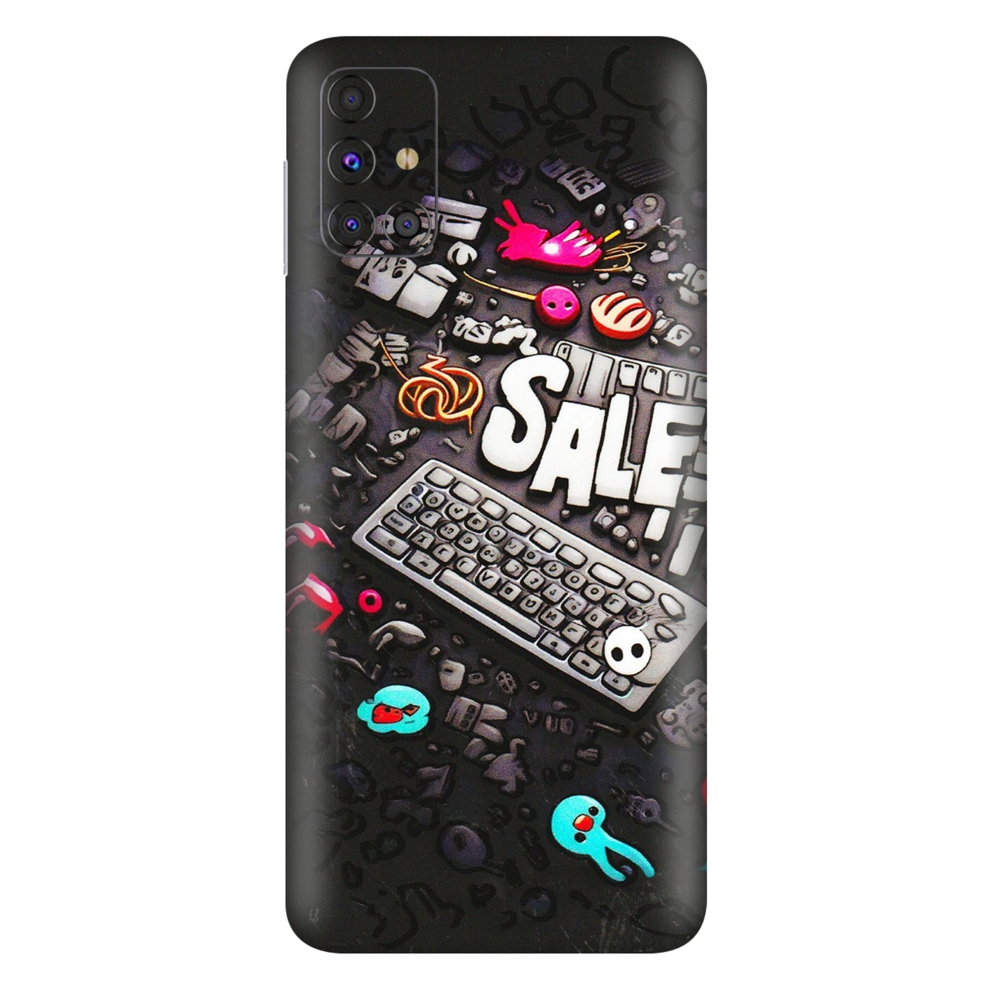 Samsung M/F/Note/Flip and C Phone Skins (All Models) - Gadgets Sale - 3D Embossed Finish (L-50) Samsung Galaxy M31s