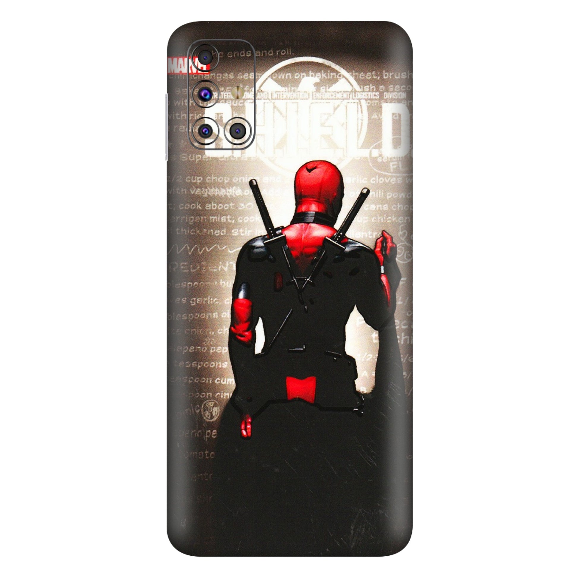 Samsung M/F/Note/Flip and C Phone Skins (All Models) - Deadpool - 3D Embossed Finish (L-56) Samsung Galaxy M31s