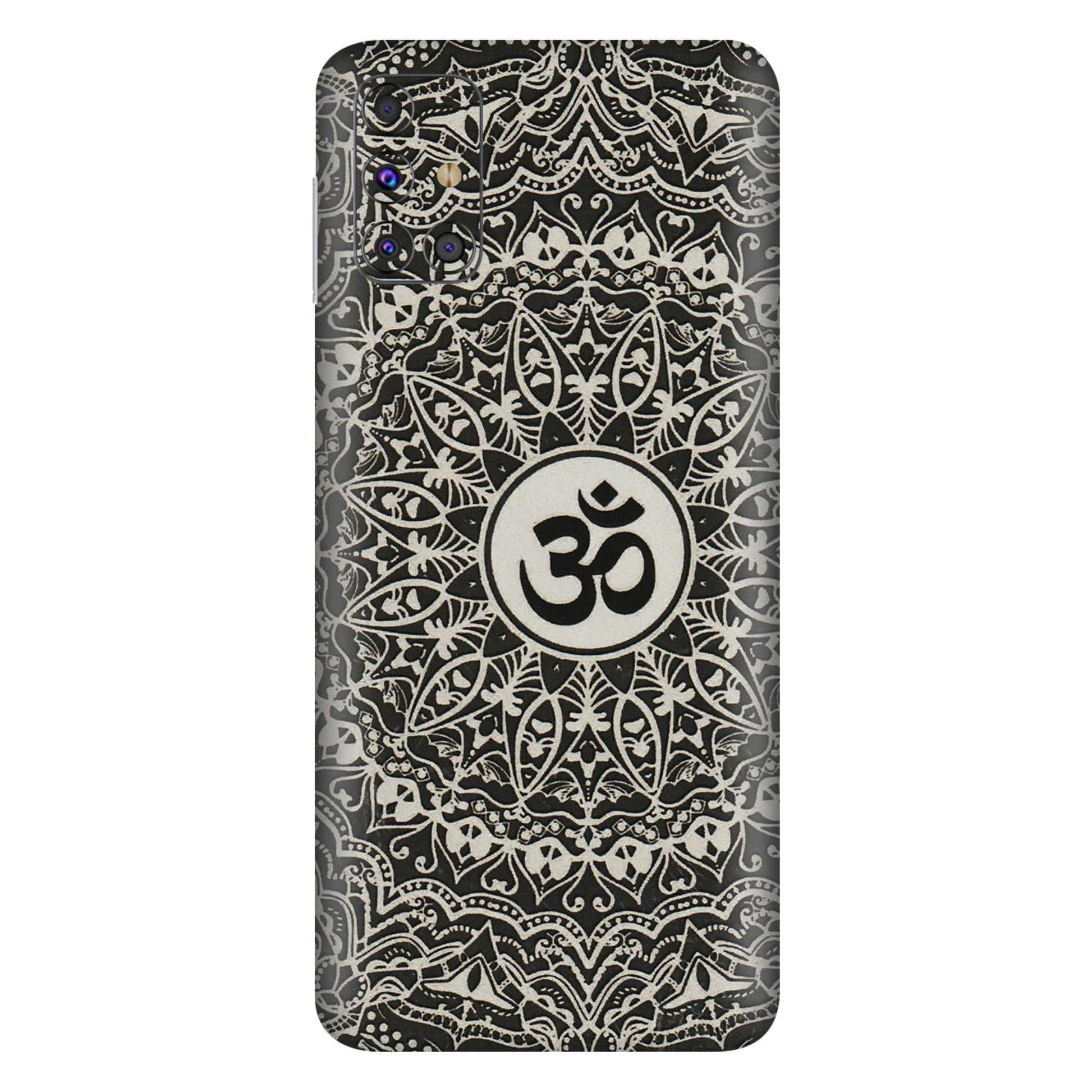 Samsung M/F/Note/Flip and C Phone Skins (All Models) - Aum Elegant Mandala - 3D Embossed Finish (L-62) Samsung Galaxy M31s