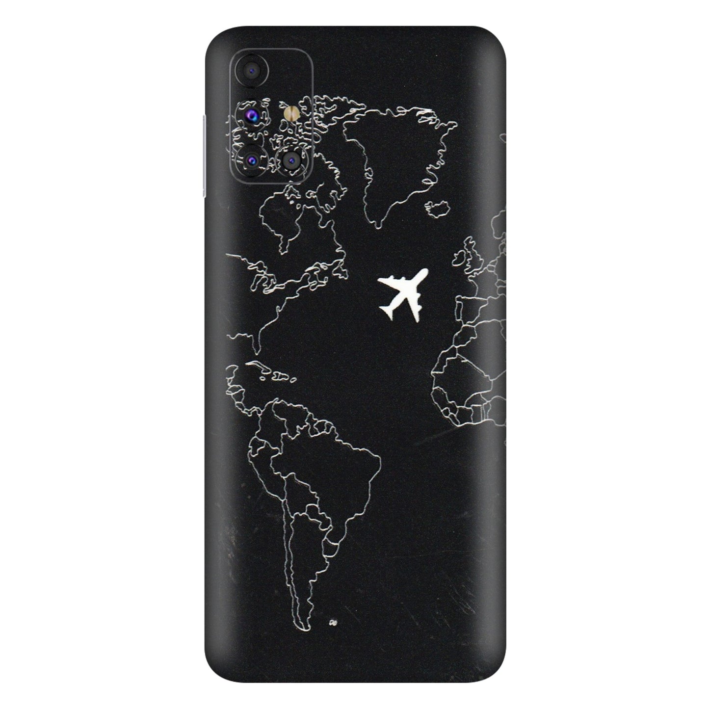 Samsung M/F/Note/Flip and C Phone Skins (All Models) - Never Ending Travel - 3D Embossed Finish (L-79) Samsung Galaxy M31s
