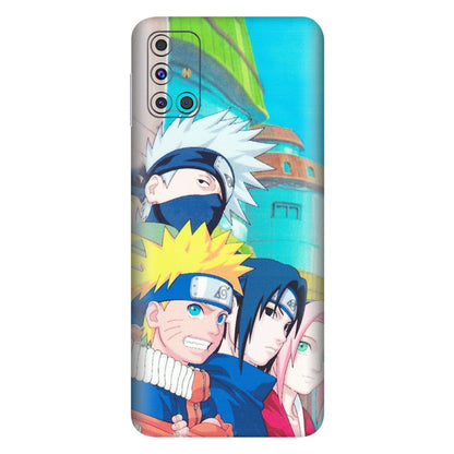 Samsung M/F/Note/Flip and C Phone Skins (All Models) - Team Minato And Kakashi - Matte Finish (M-101) Samsung Galaxy M31s
