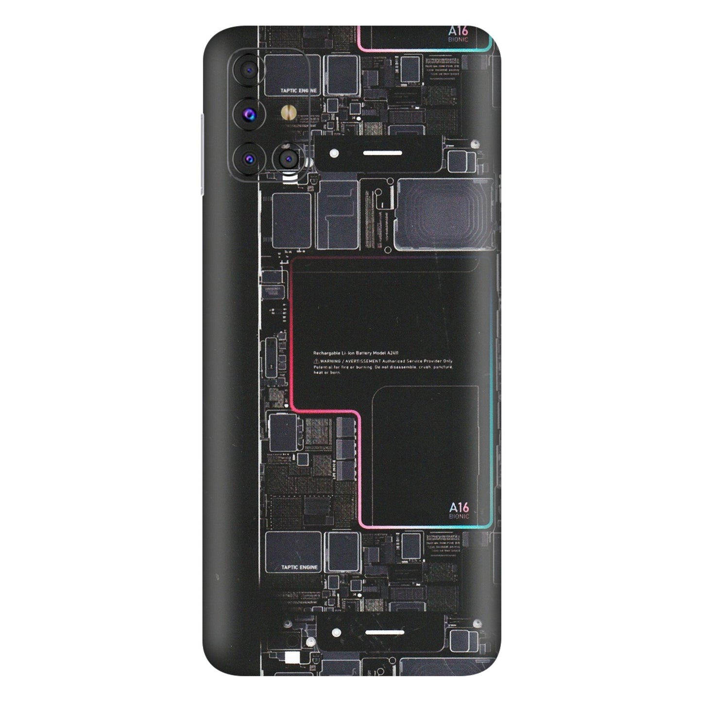 Samsung M/F/Note/Flip and C Phone Skins (All Models) - Motherboard Circuit Layout - Matte Finish (M-117) Samsung Galaxy M31s