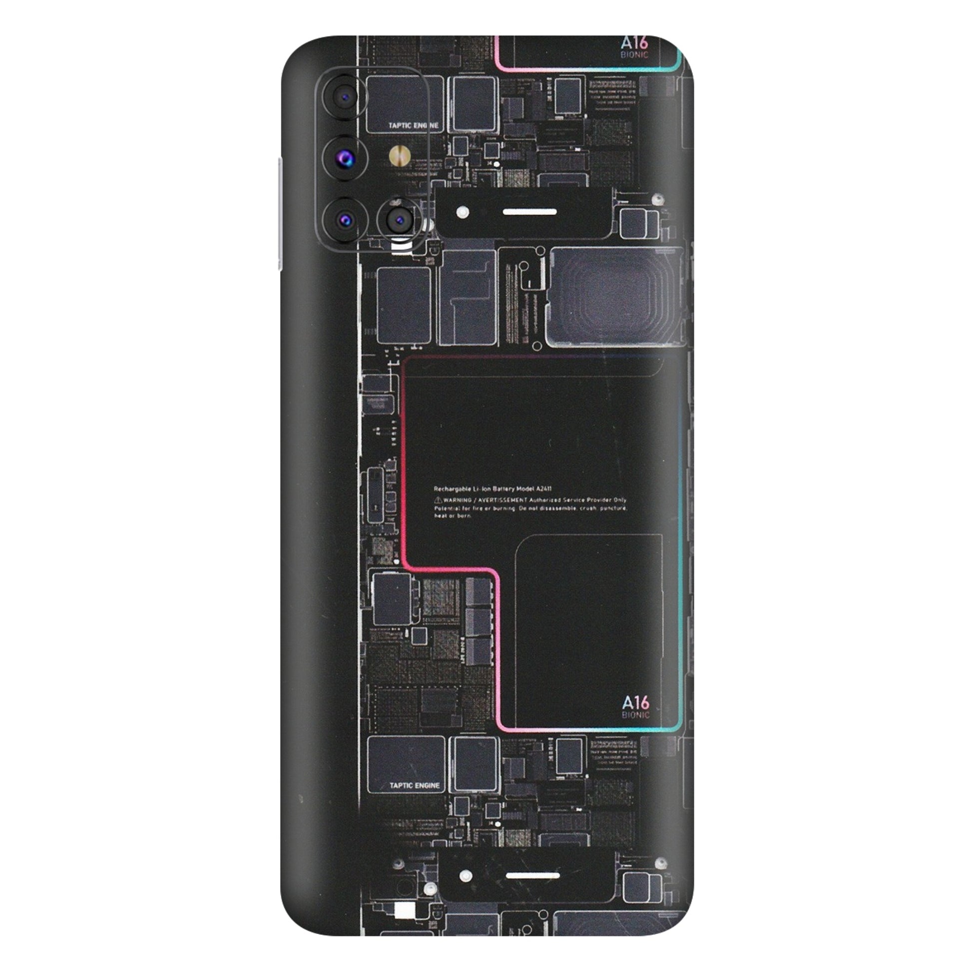 Samsung M/F/Note/Flip and C Phone Skins (All Models) - Motherboard Circuit Layout - Matte Finish (M-117) Samsung Galaxy M31s