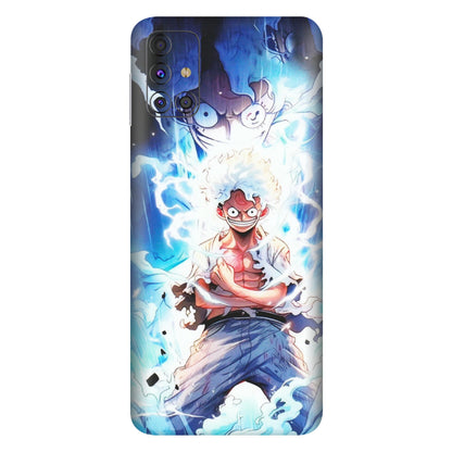 Samsung M/F/Note/Flip and C Phone Skins (All Models) - Blue Thunder Luffy Anime - Matte Finish (M-132) Samsung Galaxy M31s