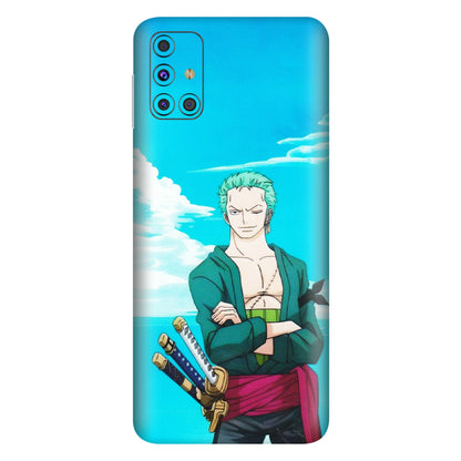 Samsung M/F/Note/Flip and C Phone Skins (All Models) - Cool Swordman Zoro Anime - Matte Finish (M-143) Samsung Galaxy M31s