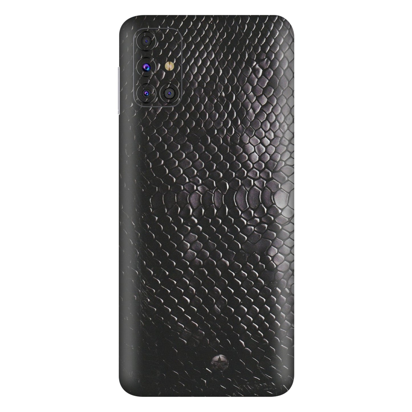 Samsung M/F/Note/Flip and C Phone Skins (All Models) - Black Snack Leather - Matte Finish (M-147) Samsung Galaxy M31s