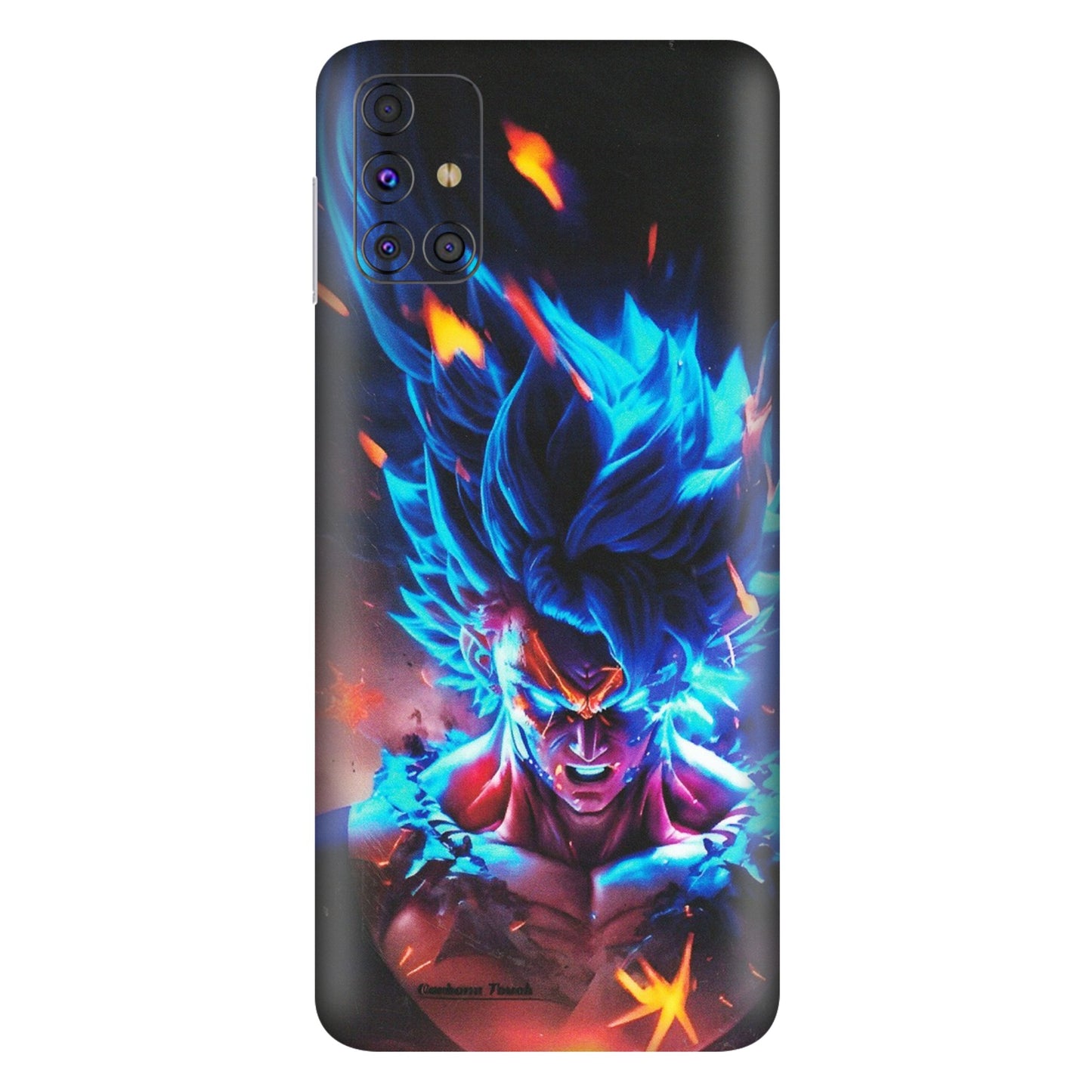 Samsung M/F/Note/Flip and C Phone Skins (All Models) - Angry Goku Dragon Ball Anime - Matte Finish (M-150) Samsung Galaxy M31s