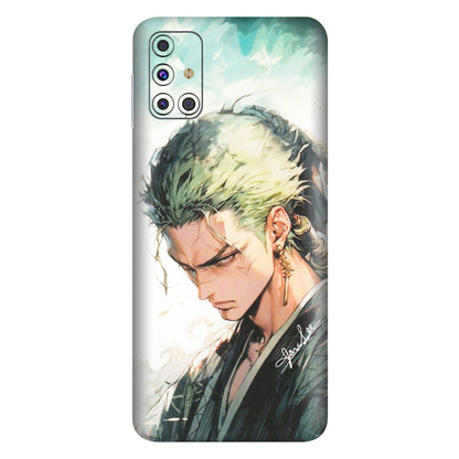 Samsung M/F/Note/Flip and C Phone Skins (All Models) - Pirate Hunter One Piece Anime - Matte Finish (M-157) Samsung Galaxy M31s