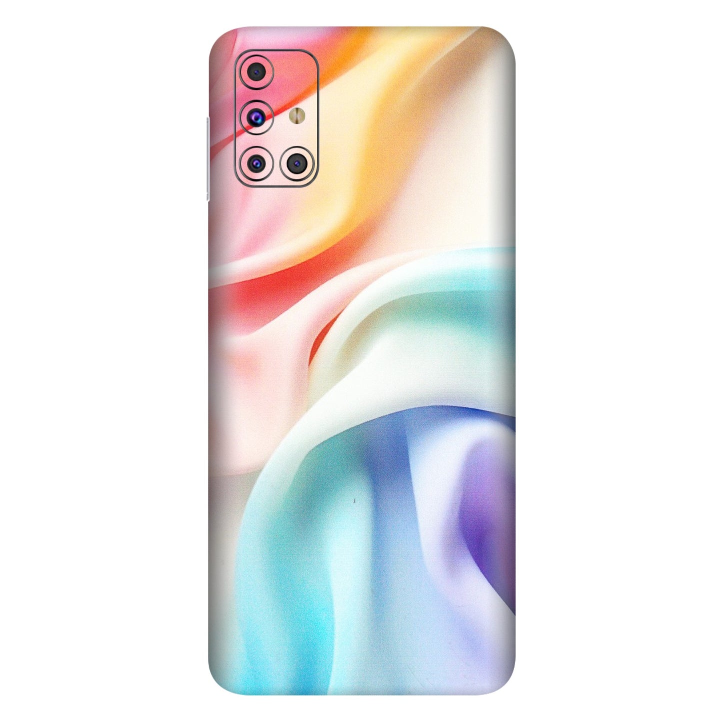 Samsung M/F/Note/Flip and C Phone Skins (All Models) - Colourful Silk Cloth - Matte Finish (M-165) Samsung Galaxy M31s