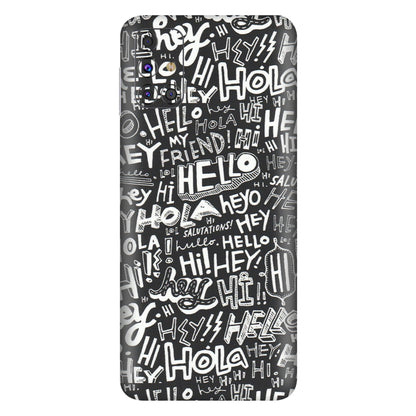 Samsung M/F/Note/Flip and C Phone Skins (All Models) - Hi Hello Doodles - Matte Finish (M-25) Samsung Galaxy M31s