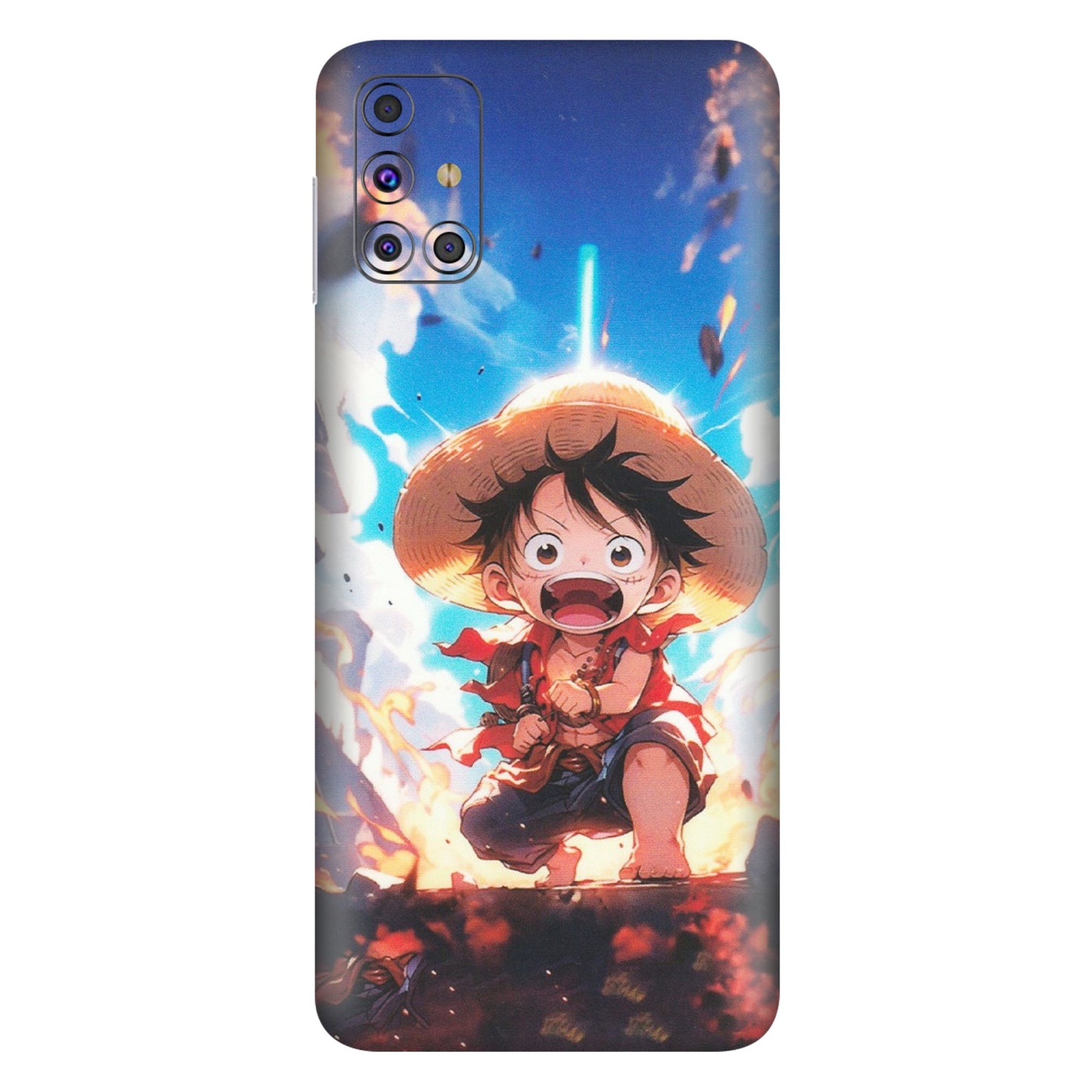 Samsung M/F/Note/Flip and C Phone Skins (All Models) - Toon One Piece Cute Character - Matte Finish (M-35) Samsung Galaxy M31s