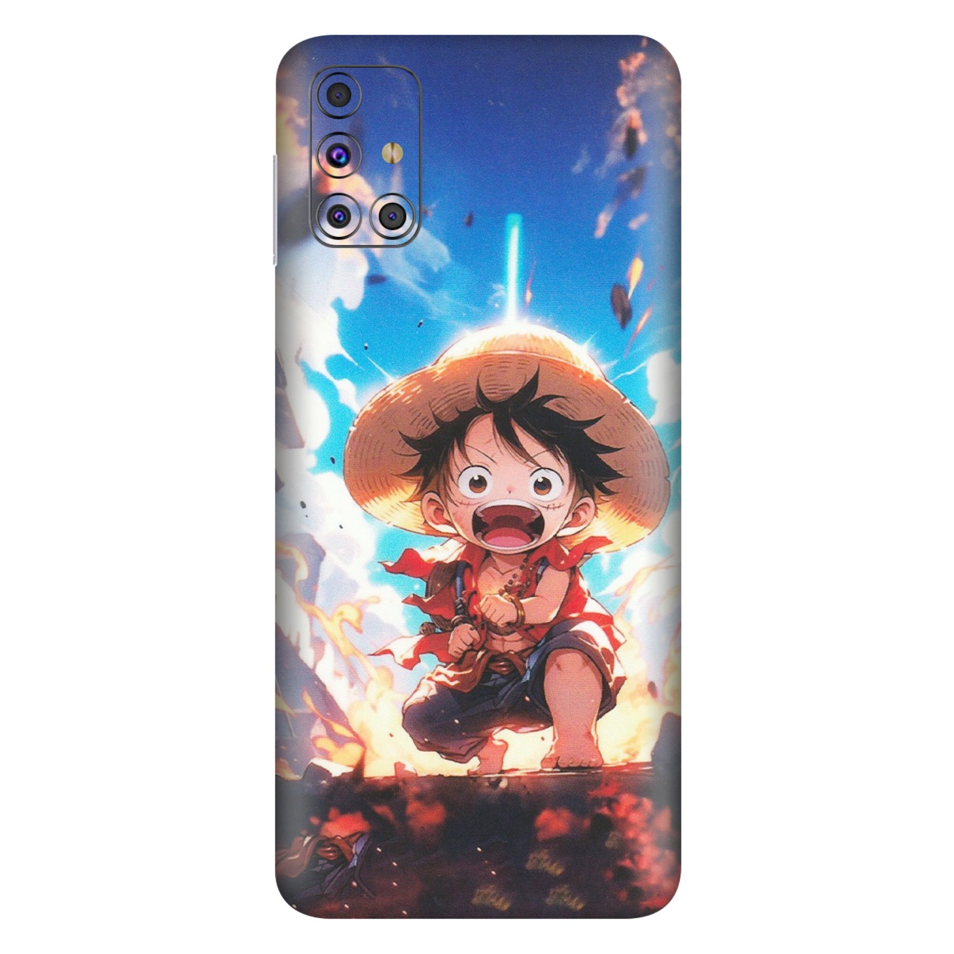 Samsung M/F/Note/Flip and C Phone Skins (All Models) - Toon One Piece Cute Character - Matte Finish (M-35) Samsung Galaxy M31s