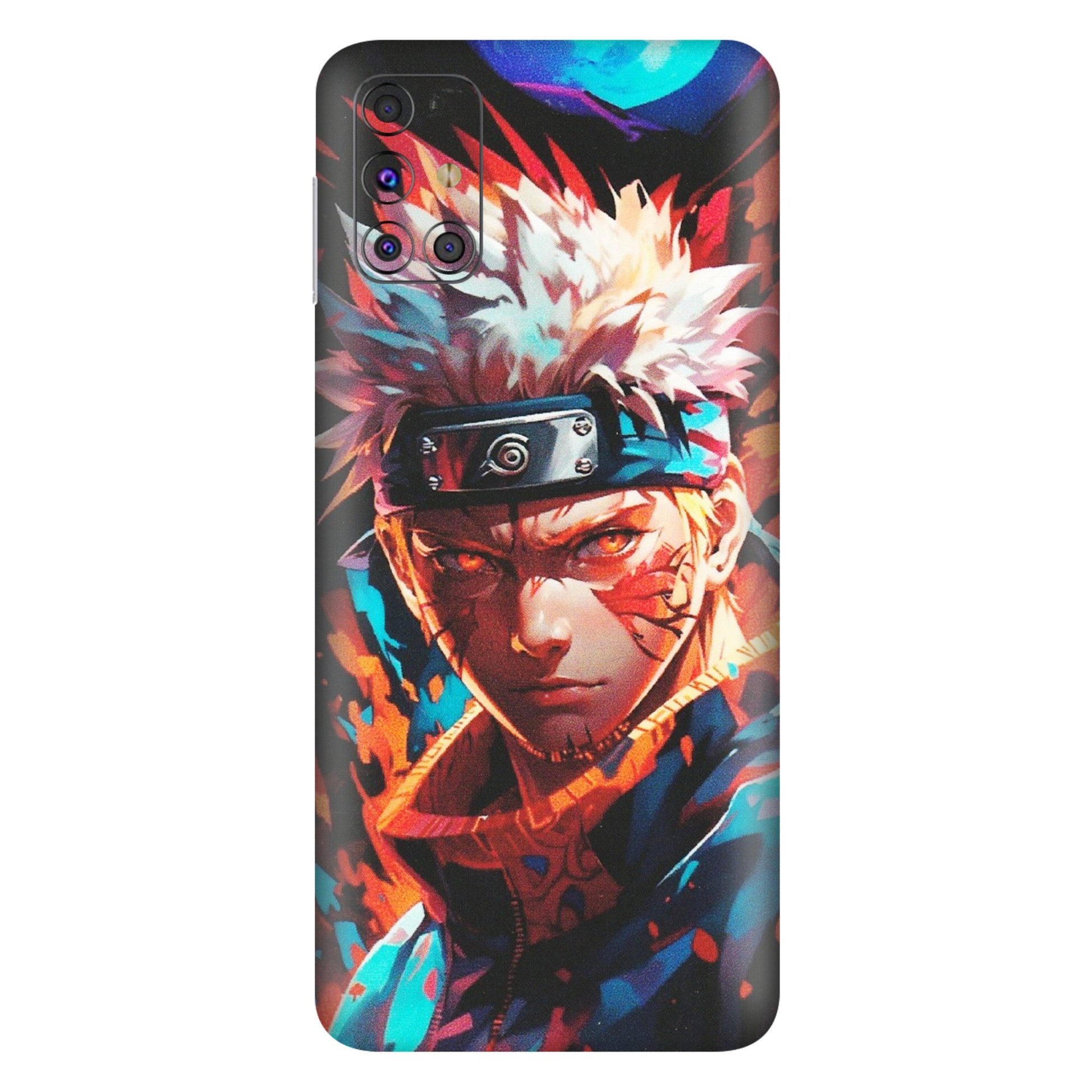 Samsung M/F/Note/Flip and C Phone Skins (All Models) - Anime Ferocious Character - Matte Finish (M-44) Samsung Galaxy M31s