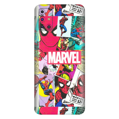 Samsung M/F/Note/Flip and C Phone Skins (All Models) - Marvel Comic Spiderman Grafitti - Matte Finish (M-72) Samsung Galaxy M31s