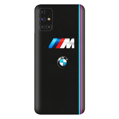Samsung M/F/Note/Flip and C Phone Skins (All Models) - Styling With Black BMW - Matte Finish (M-74) Samsung Galaxy M31s
