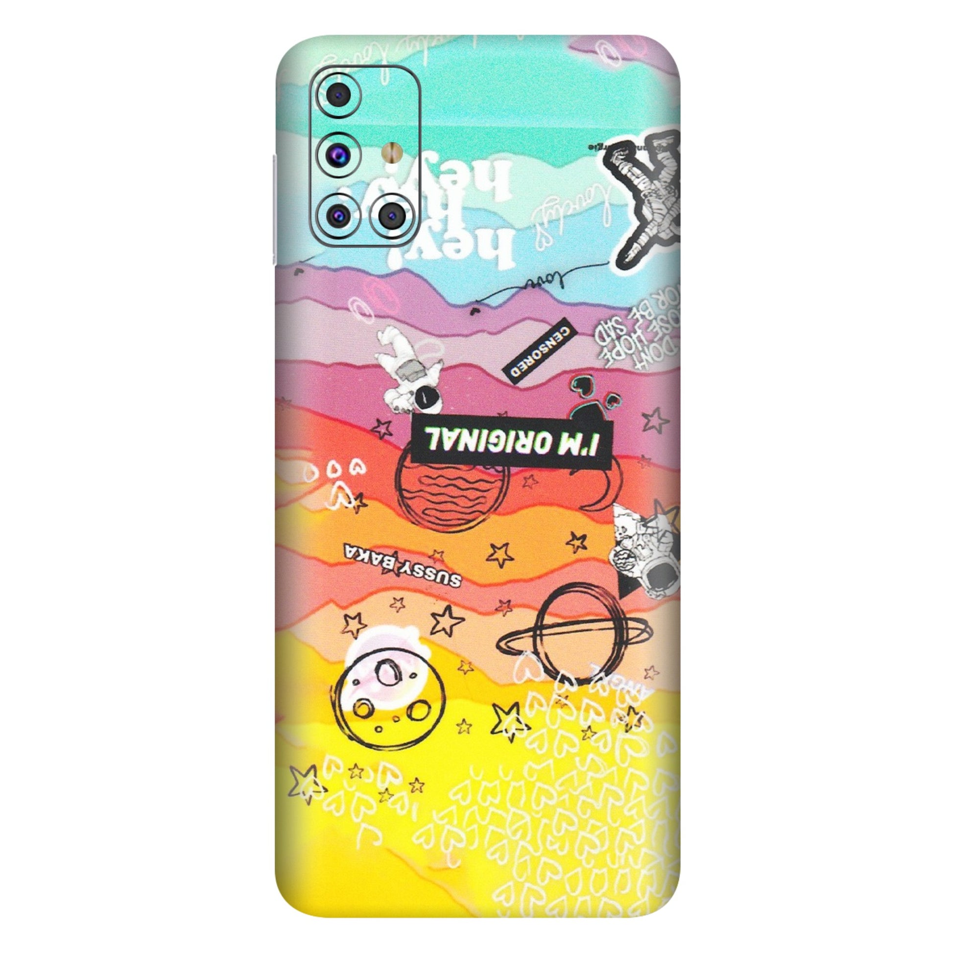 Samsung M/F/Note/Flip and C Phone Skins (All Models) - The Original Astronaut - Matte Finish (M-79) Samsung Galaxy M31s