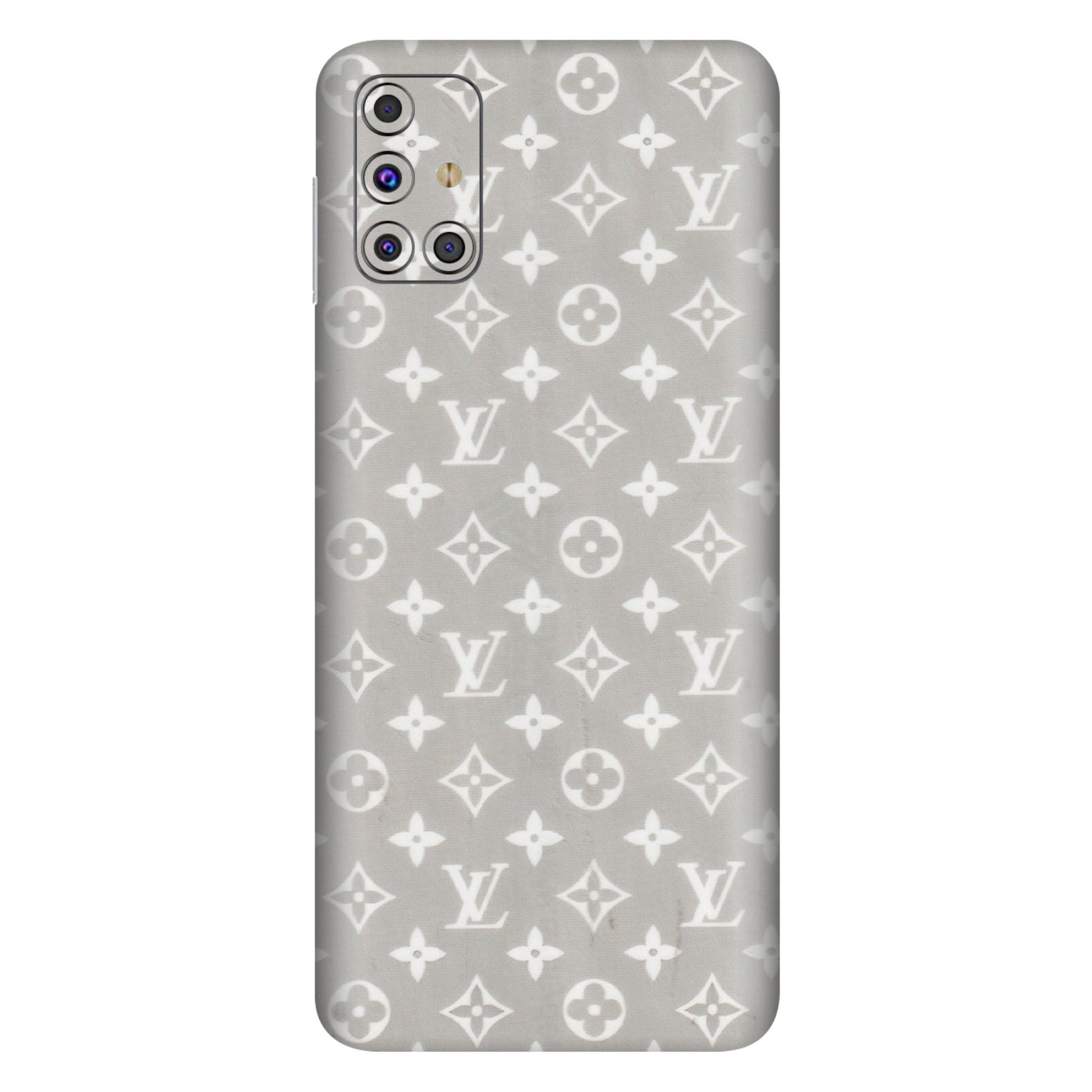 Samsung M/F/Note/Flip and C Phone Skins (All Models) - Luxury Brands Logo - Transparent Finish (T-07) Samsung Galaxy M31s